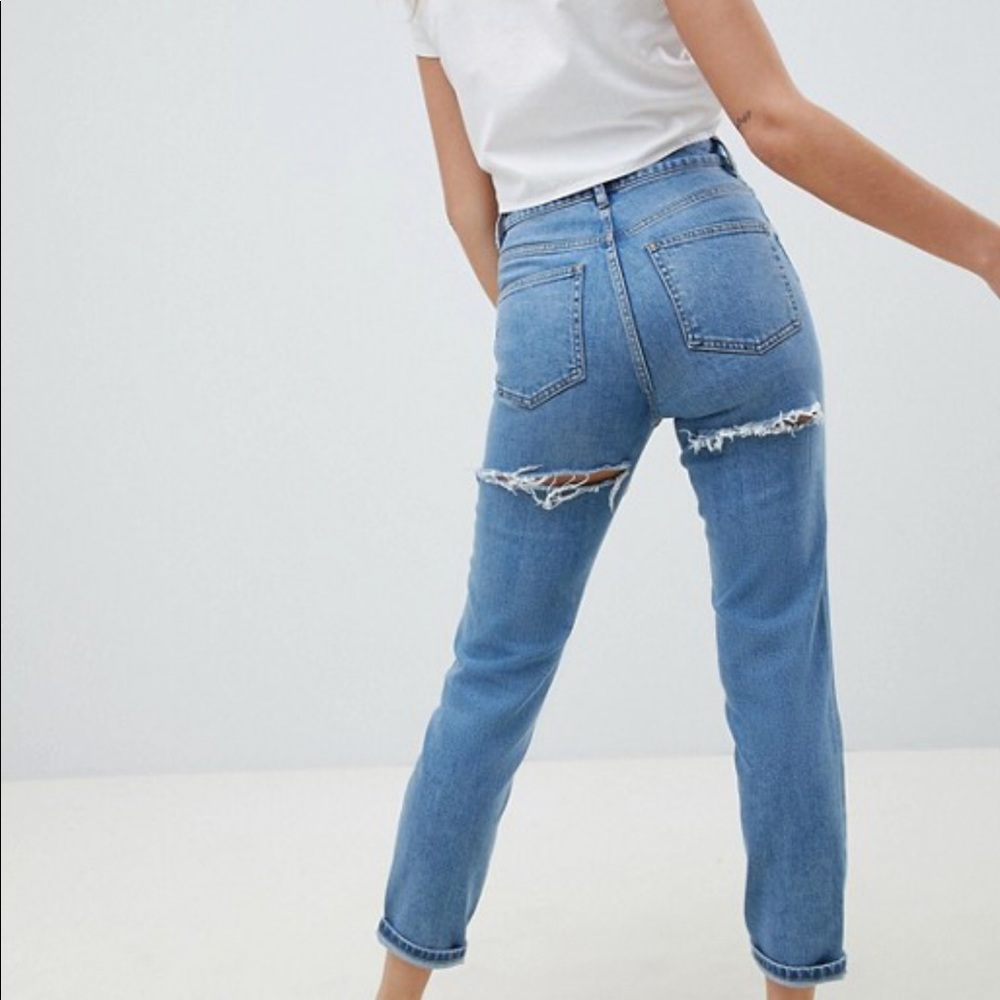 ASOS high waisted slim mom jeans 💕